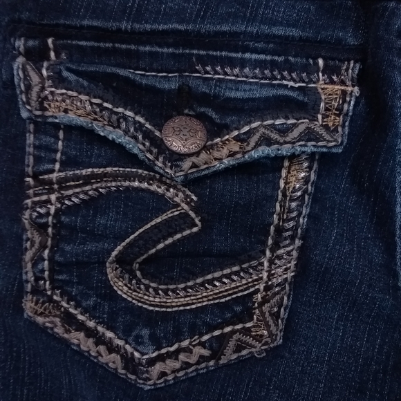 Women's Silver Aiko Jeans Mid Slim Boot Cut 29W by 31L NOWT - Picture 12 of 16